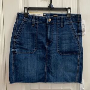 SEVEN7 denim utility skirtt.  4